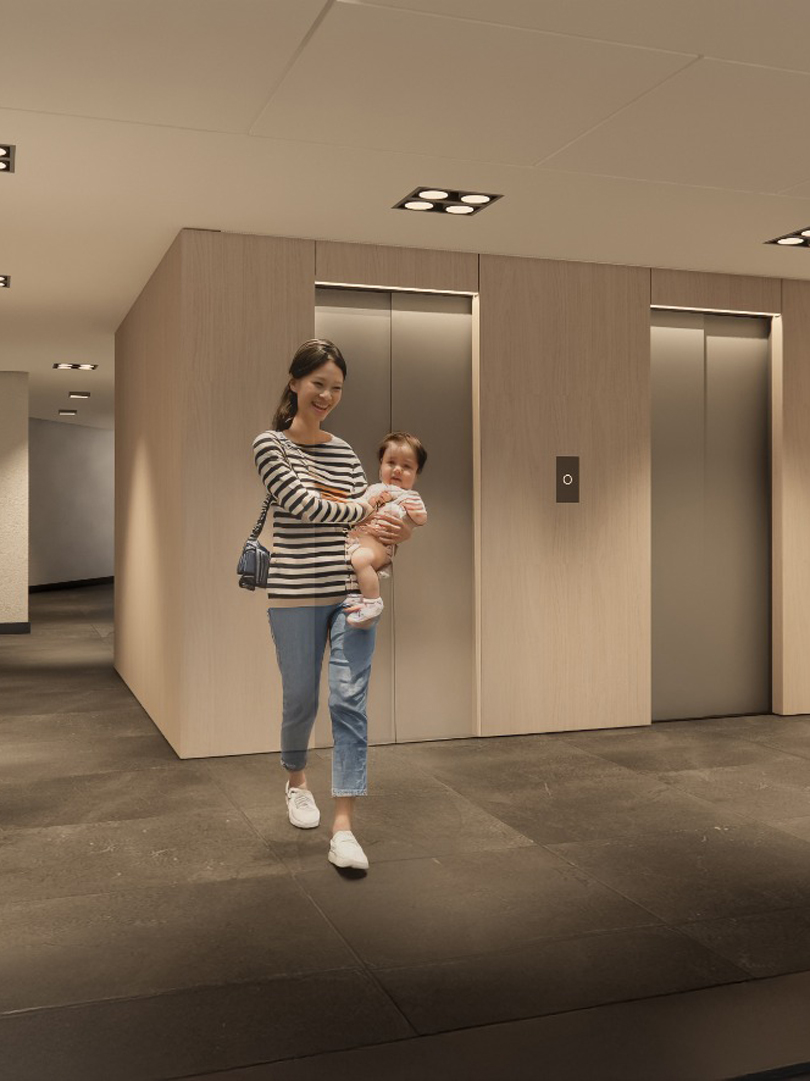 Palier de ingreso Torre Beta.